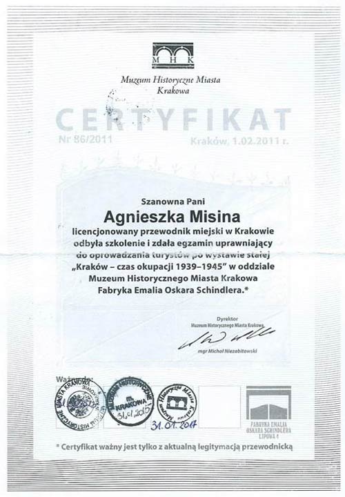 Agnieszka's certificate1